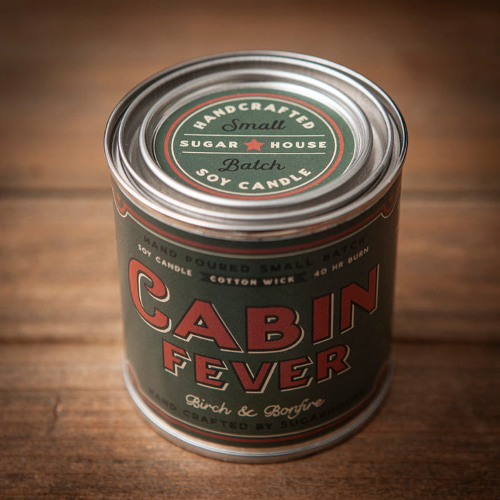 Cabin Fever 8oz Paint Can Candle