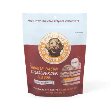 Double Bacon Cheeseburger Dog Treats, 6 oz