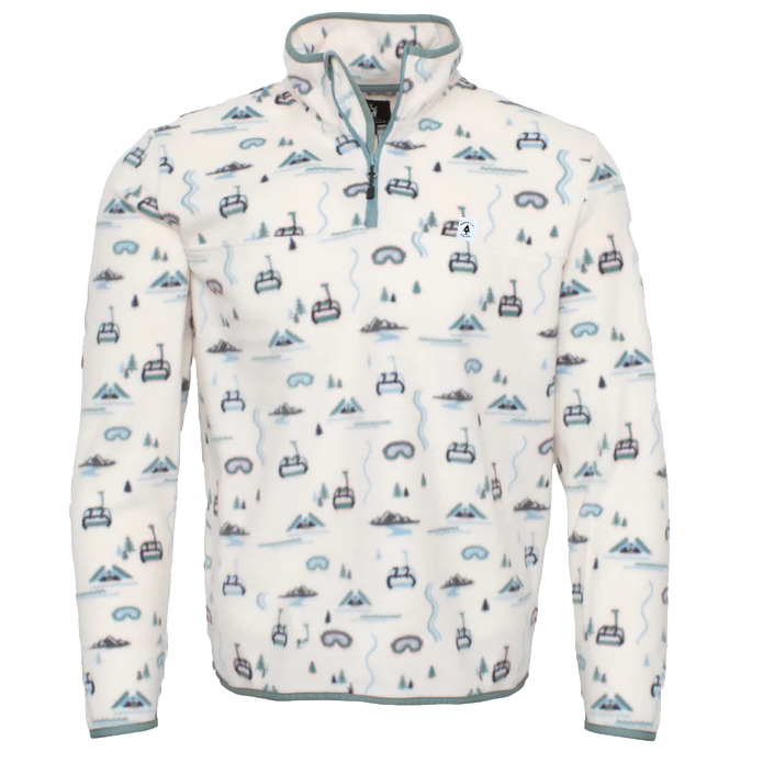 Ski Lifty Ivory Fleece 1/4 Zip