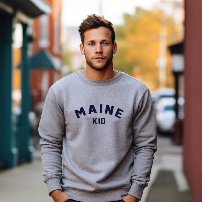 Adult Maine Kid Crewneck