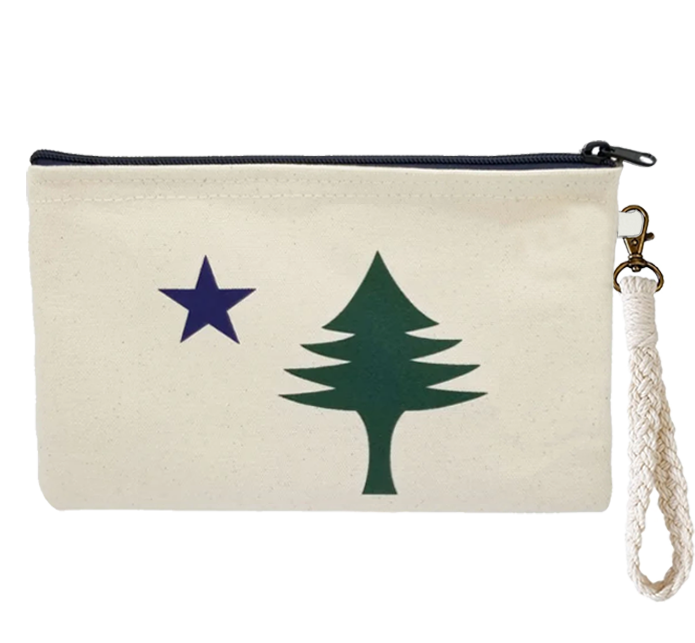 ME Flag Zipper Pouch Wristlet