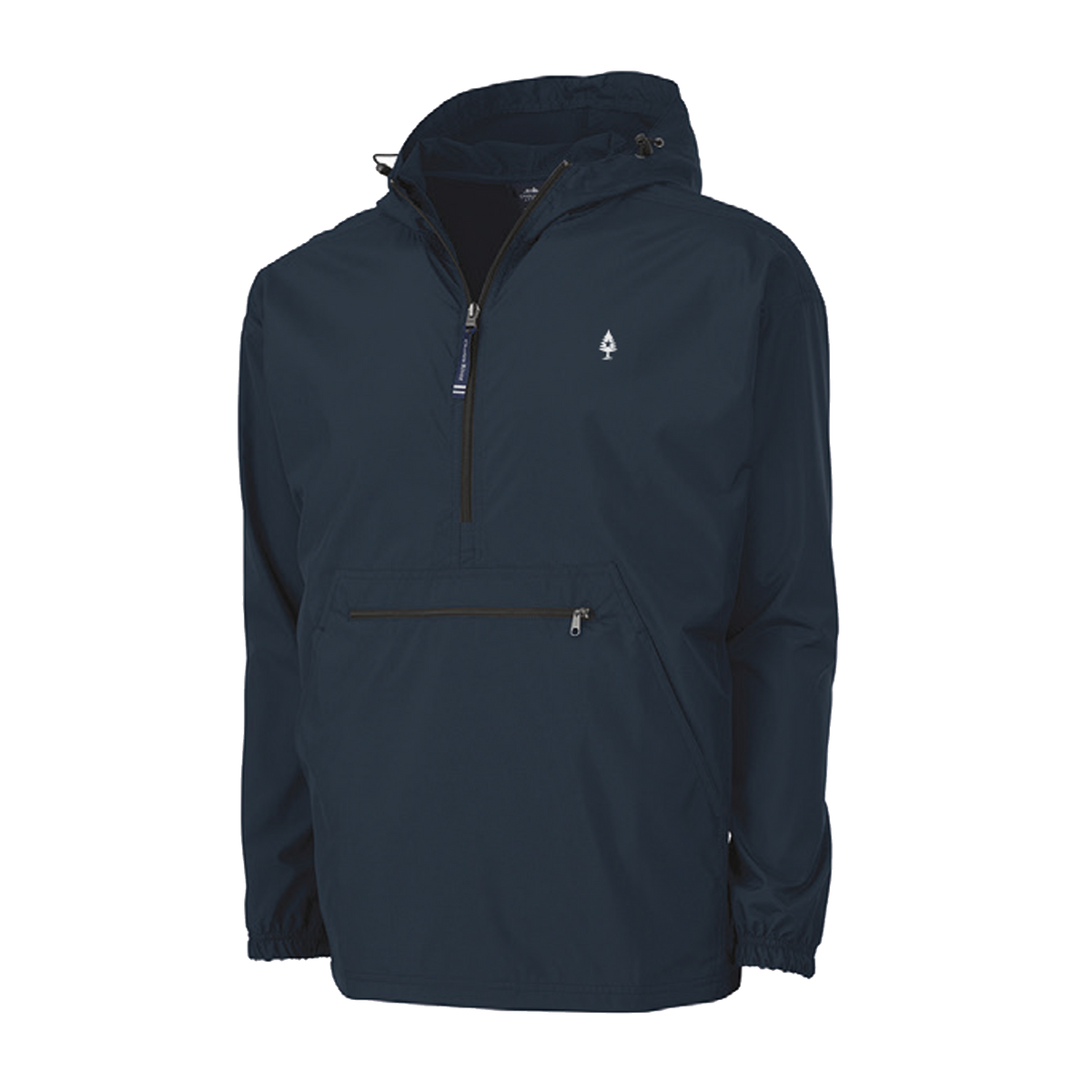 Men's Pack-N-Go Pullover Windbreaker-Navy — ROGUE LIFE MAINE