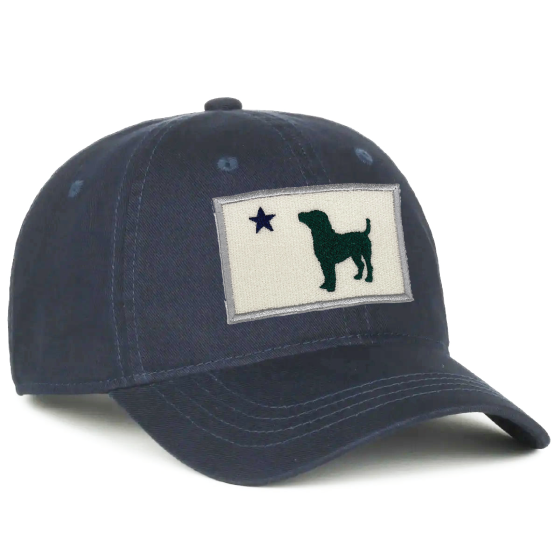MAINE Flag Dog Patch Twill Hat
